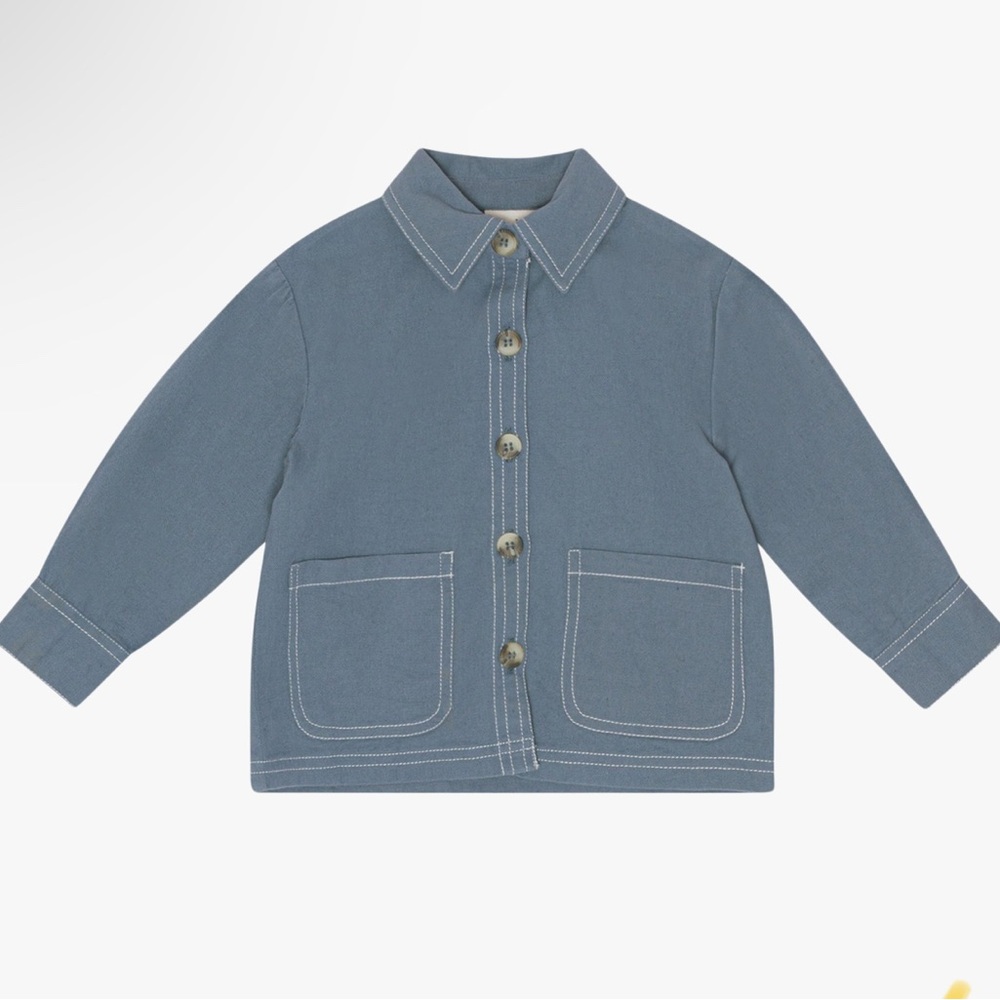 SET! Flöss Max Overshirt and pants- Petrol Blue